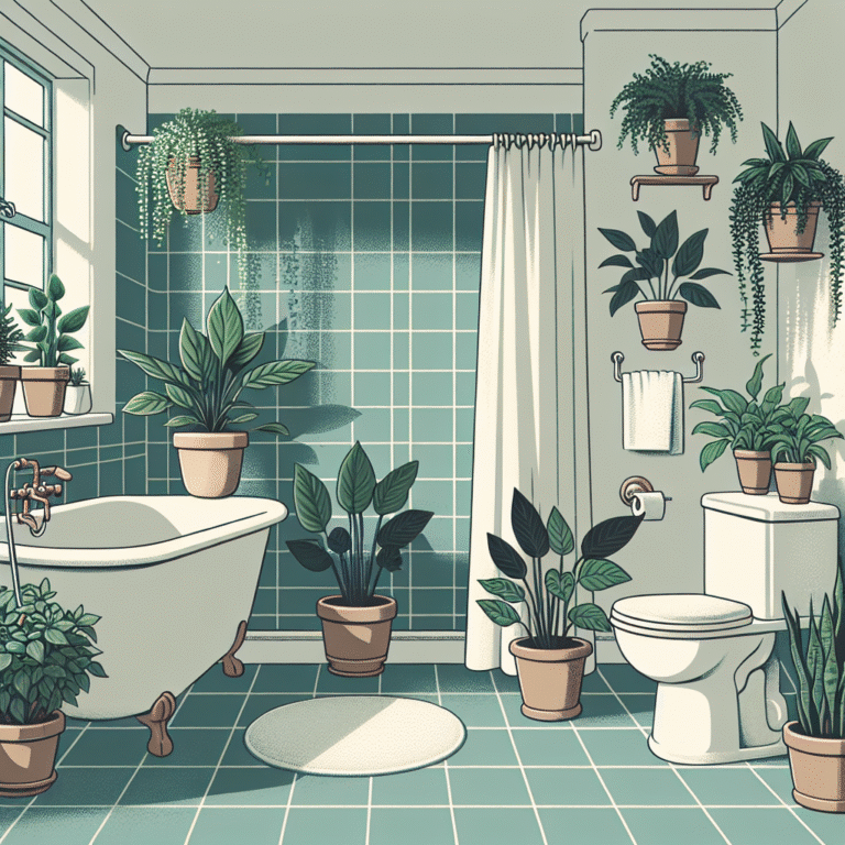 sugestões de plantas de sombra para banheiros humildes