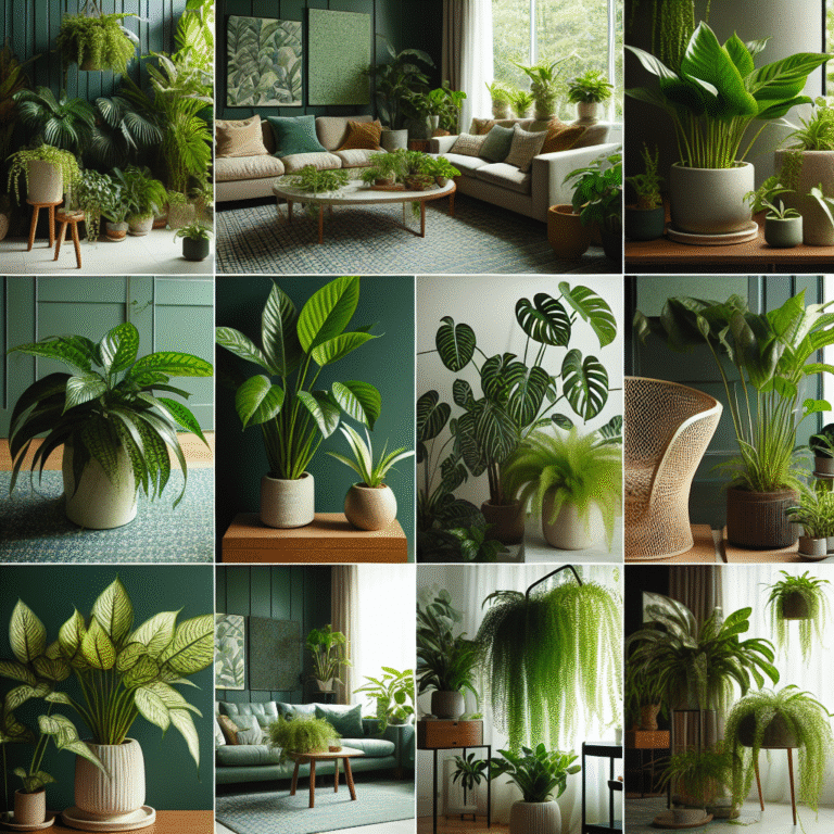 ideais de plantas de sombra para sala