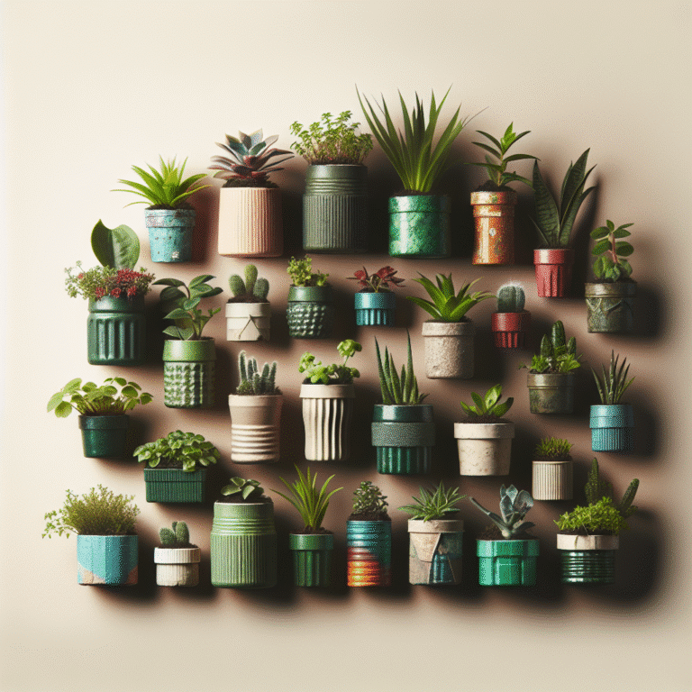 vasos pequenos reciclados para plantas