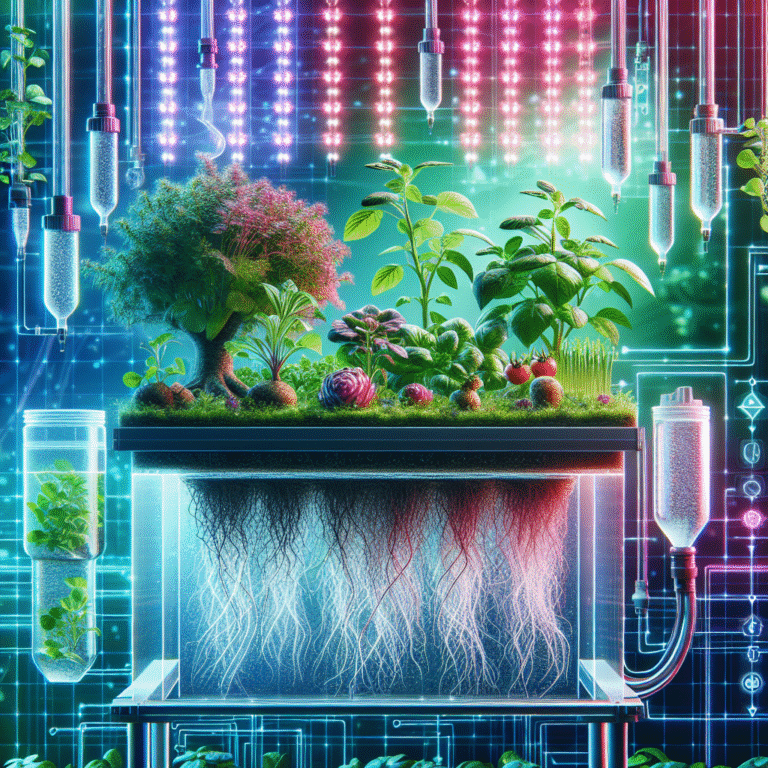 plantas no limite: cultivo de plantas sem terra