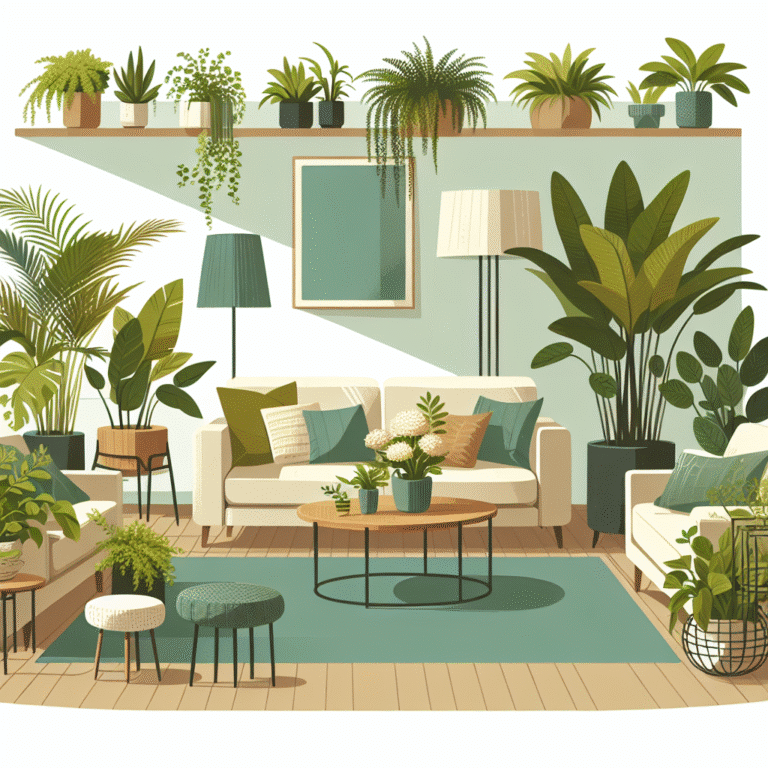 ideias de plantas de sombra para sala