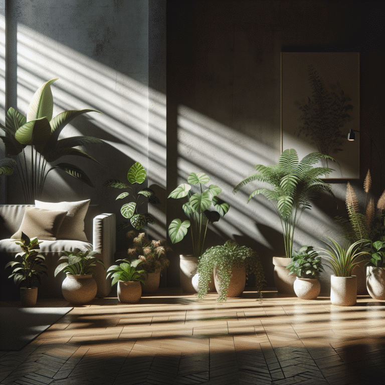 sugestões de plantas de sombra para decorar sua sala