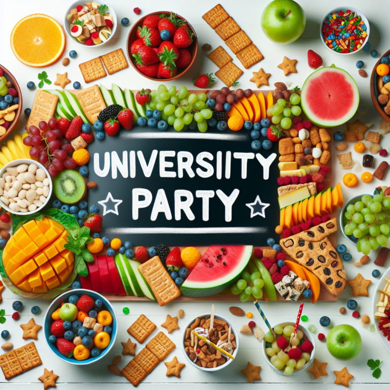 Lanches veganos para festas universitárias
