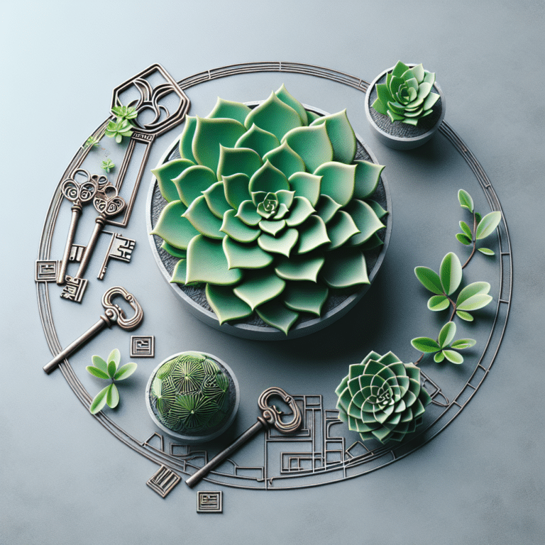 chaves para o cuidado de plantas em vasos pequenos