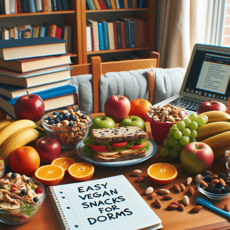 Lanches veganos fáceis para dorms