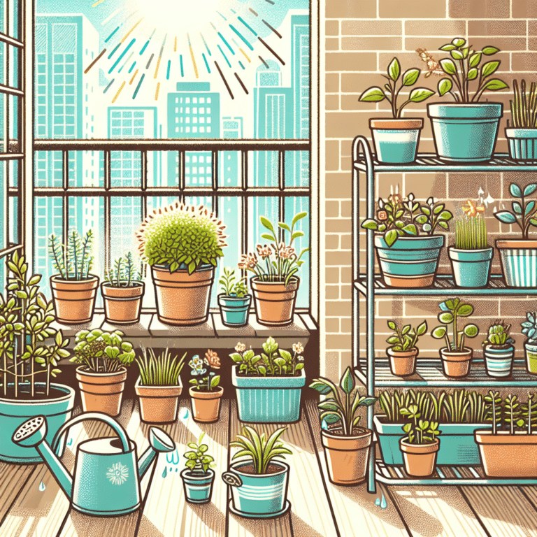 como iniciar jardinagem urbana com vasos pequenos