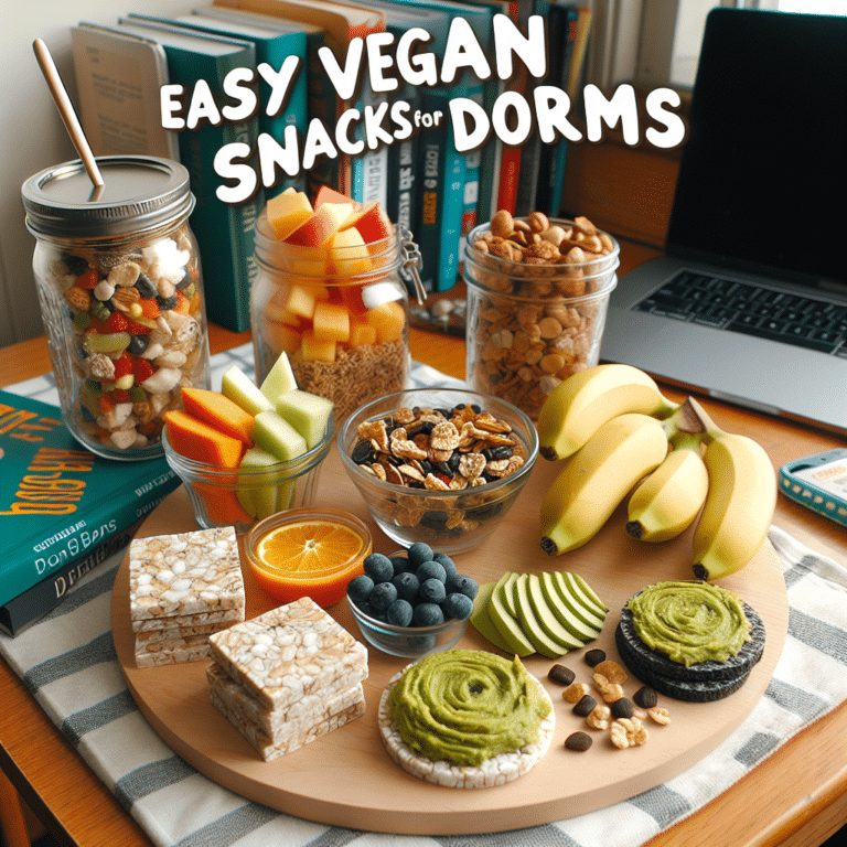 Lanches veganos fáceis para dorms