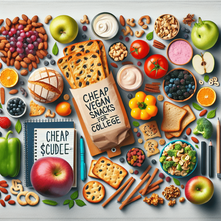economizando com lanches veganos baratos para a faculdade