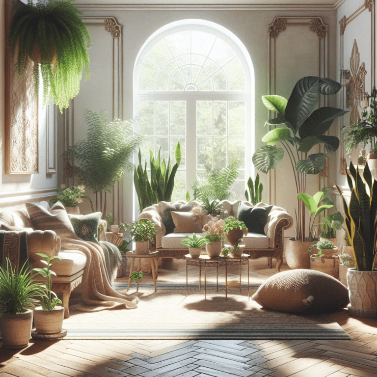 decoração com plantas de sombra